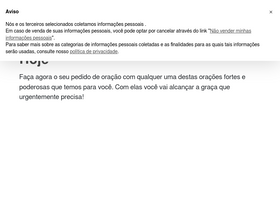 'oracaoja.com.br' screenshot