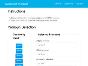 practicewithpronouns.com