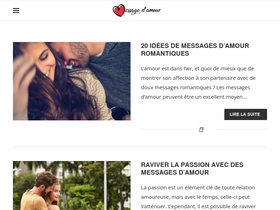 'message-d-amour.com' screenshot