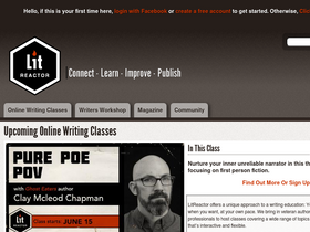 'litreactor.com' screenshot