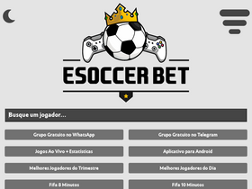 'esoccerbet.com.br' screenshot