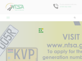 'ntsa.go.ke' screenshot