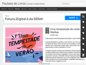 'pauladadelivros.com' screenshot