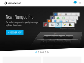 '3dconnexion.com' screenshot