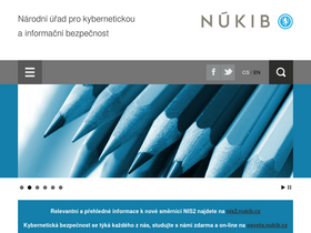 'nukib.cz' screenshot