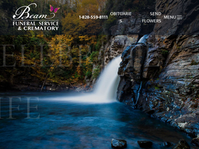 'beamfuneralservice.com' screenshot