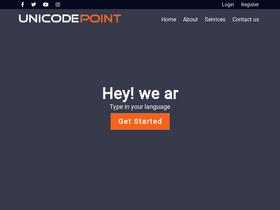 'unicodepoint.net' screenshot