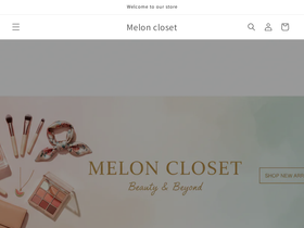 meloncloset.com homepage screenshot