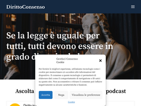 'dirittoconsenso.it' screenshot