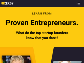 'mixergy.com' screenshot