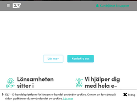 'e37.se' screenshot