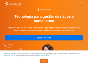 'uplexis.com.br' screenshot