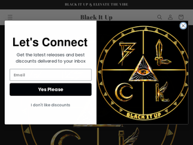blackitup.com homepage screenshot
