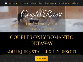 'couplesresort.ca' screenshot