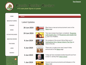 'plasticsoldierreview.com' screenshot