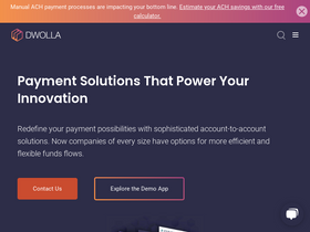 'dwolla.com' screenshot