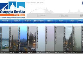 'reggioemiliameteo.it' screenshot