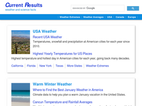 'currentresults.com' screenshot