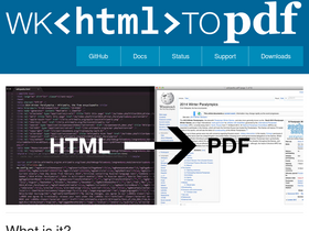 'wkhtmltopdf.org' screenshot