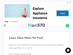 'hari570.com.np' screenshot