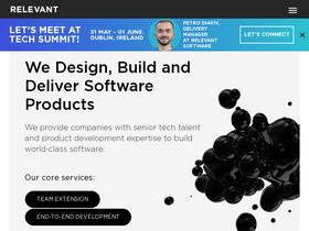 'relevant.software' screenshot