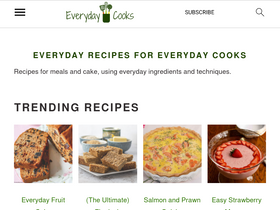 'everydaycooks.co.uk' screenshot
