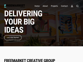 freemarketart.com homepage screenshot