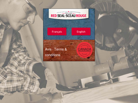 'red-seal.ca' screenshot