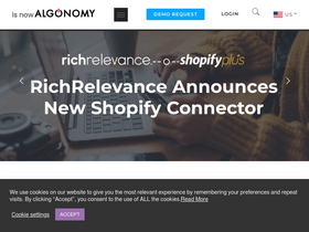 'richrelevance.com' screenshot