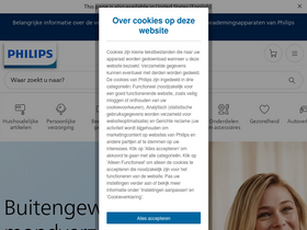 'philips.nl' screenshot
