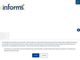 'informs.org' screenshot