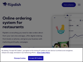 'flipdish.com' screenshot