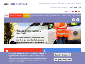 'autorecupera.com' screenshot