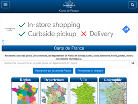 'cartesfrance.fr' screenshot