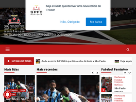 'spfcnoticias.com' screenshot