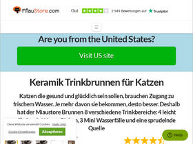 'miaustore.com' screenshot