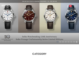 'seikoboutique.com.au' screenshot