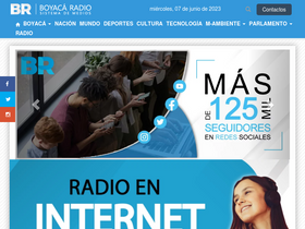 'boyacaradio.com' screenshot