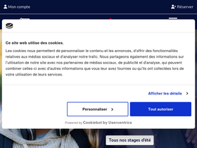 'cours-thales.fr' screenshot