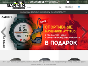 'garmin.ru' screenshot
