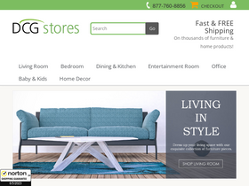 'dcgstores.com' screenshot