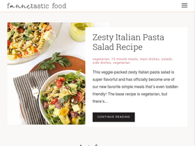 'fannetasticfood.com' screenshot