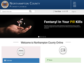 'northamptoncounty.org' screenshot