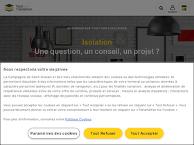 'toutsurlisolation.com' screenshot