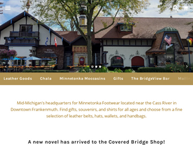 coveredbridgefrankenmuth.com homepage screenshot