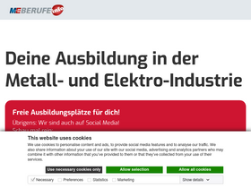 'ausbildung-me.de' screenshot