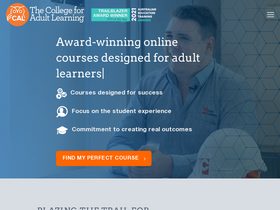 'collegeforadultlearning.edu.au' screenshot