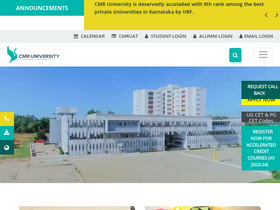 'cmr.edu.in' screenshot