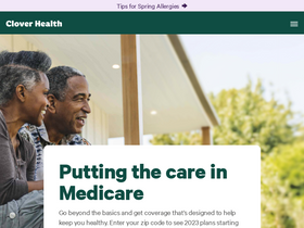 'cloverhealth.com' screenshot