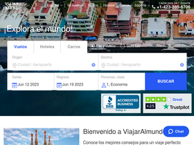 'viajaralmundo.com' screenshot